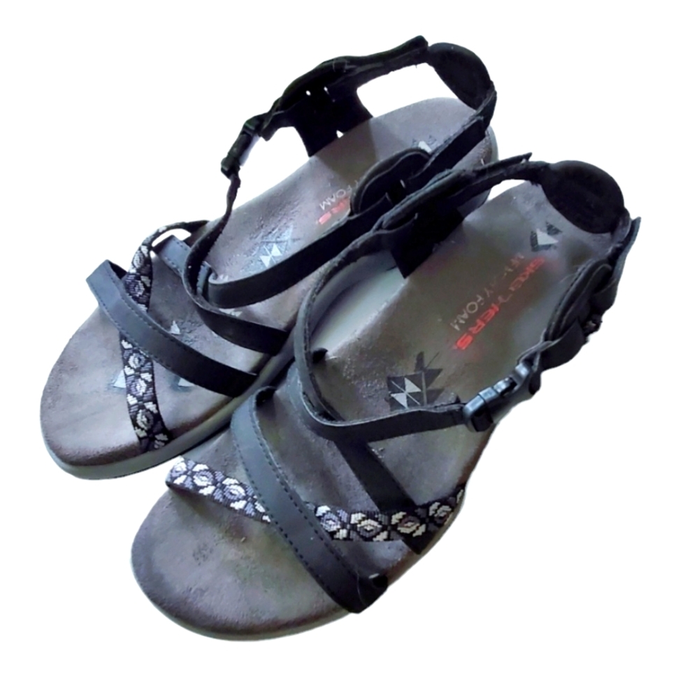 Skechers memory foam comfort active sandal.
